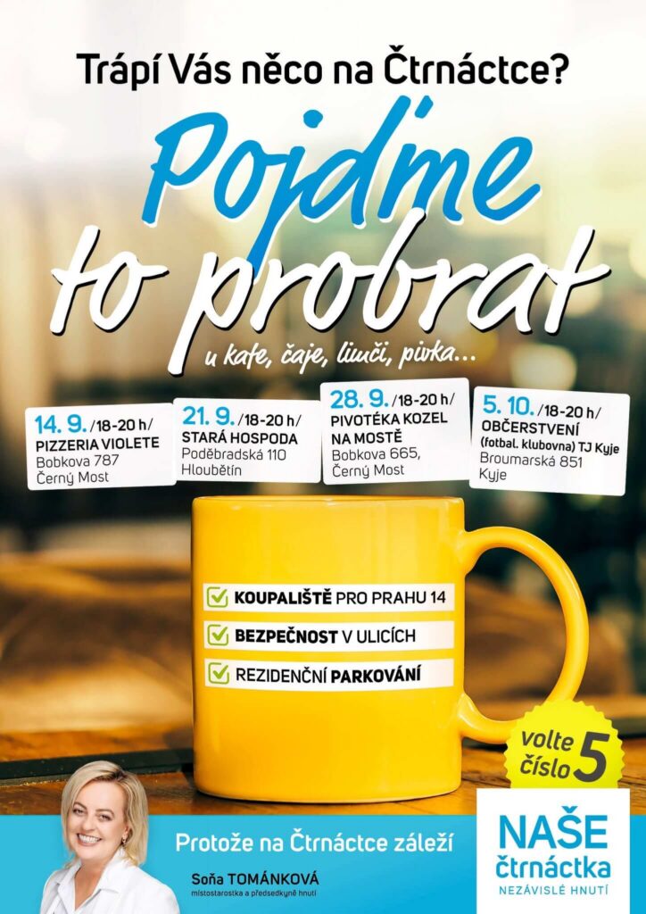 Leták - Pojďme to probrat