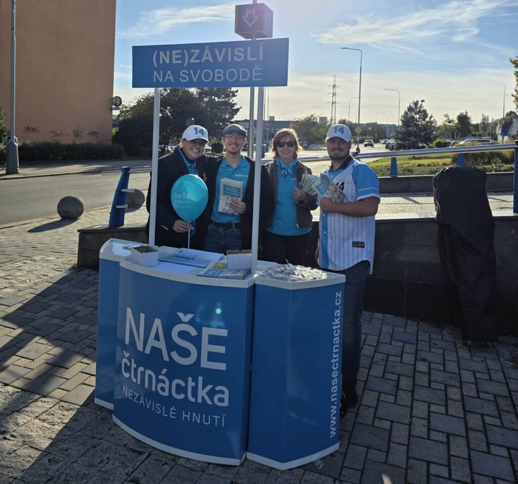 Stánek NAŠE Čtrnáctka - Rajská Zahrada